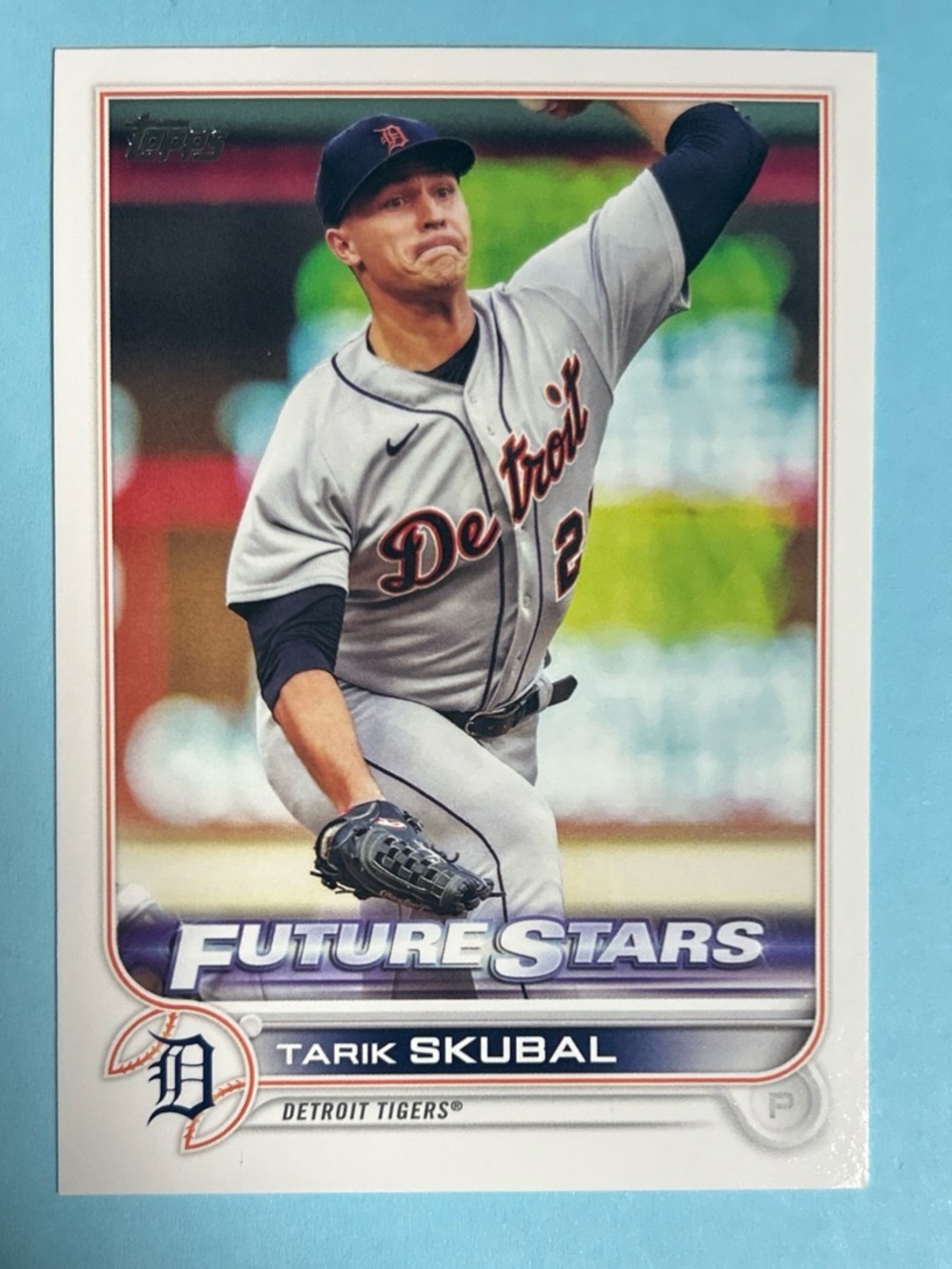 Tarik Skubal,Detroit Tigers 2022 Topps Future Stars Card #423